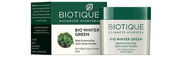 Biotique Bio Winter Green Spot Correcting Anti Acne Cream