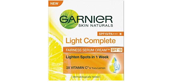 Garnier Skin Naturals, Light Complete Serum Cream SPF 19