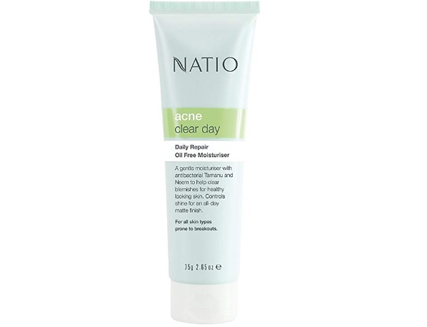 Natio Acne Clear Day Daily Repair Oil Free Moisturiser