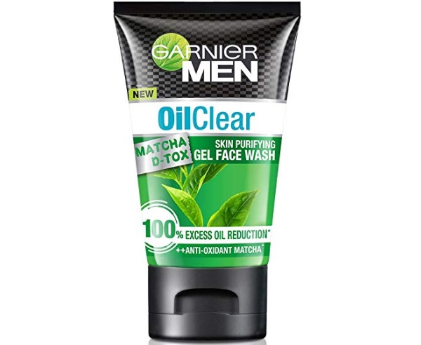 Garnier Men Oil Clear Matcha D-tox Gel Facewash