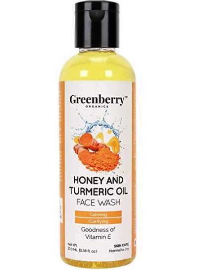 Greenberry Organics Honey and Turmeric Oil Face Wash