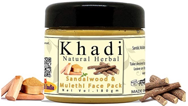 Khadi Natural Herbal Sandalwood And Mulethi Face Mask