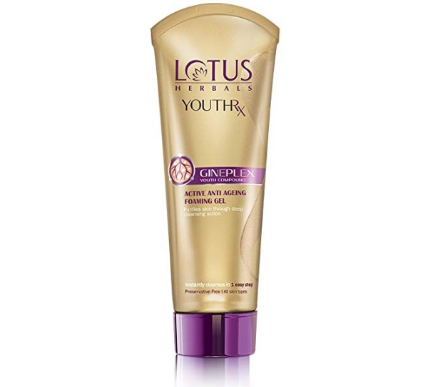 Lotus Makeup Youthrx Active Anti Ageing Foaming Gel Face Wash