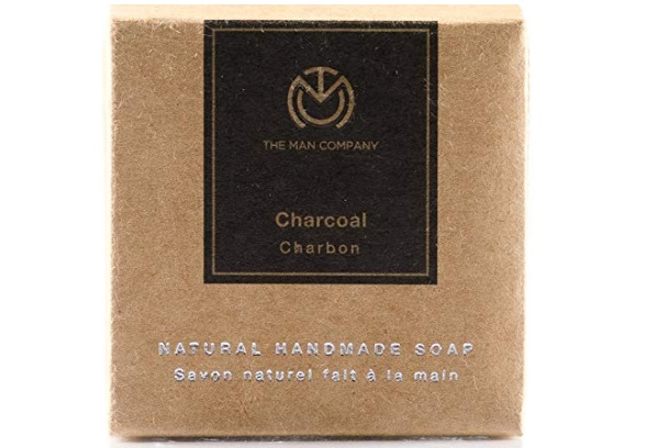 The Man Company Soap Bar, Charcoal, Black, 125g
