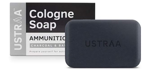 Ustraa Ammunition Cologne Soap With Charcoal And Bay Leaf