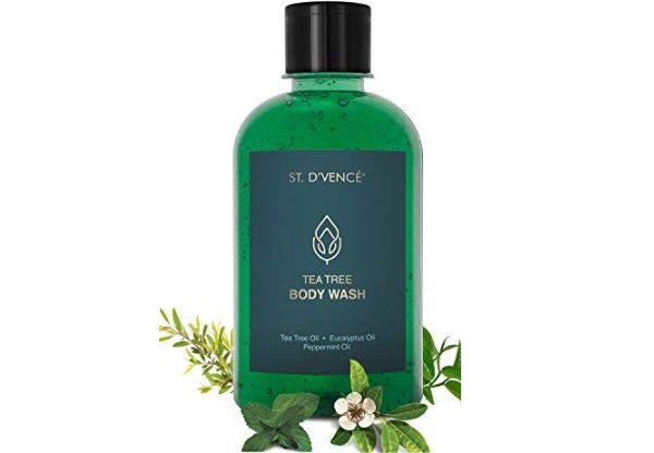 D'VENCÉ Bath & Body Wash- with Tea Tree Oil, Eucalyptus Oil and Peppermint Oil