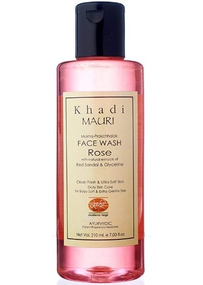 Khadi Mauri Herbals Rose Herbal Face Wash