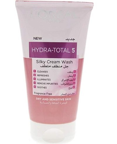 L'Oreal Hydra-Total 5 for Dry and Sensitive Skin Silky Cream Face Wash