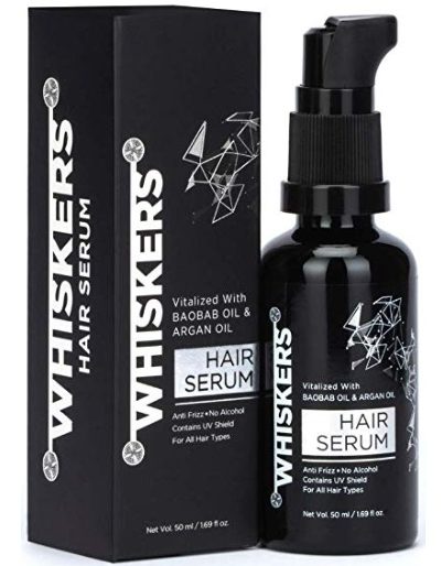 Whiskers® Hair Serum Vitalised with Baobab Oil, Argan Oil & Vitamin E