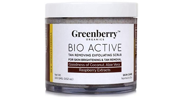 Greenberry Organics Bio Active Tan Removing Exfoliating Scrub