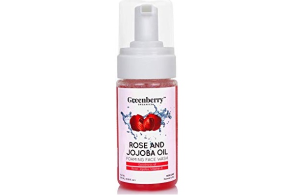 Greenberry Organics Rose and Jojoba Oil Foaming Face Wash