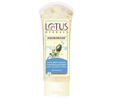 Lotus Herbals JojobaWash Active Milli Capsules Nourishing Face Wash