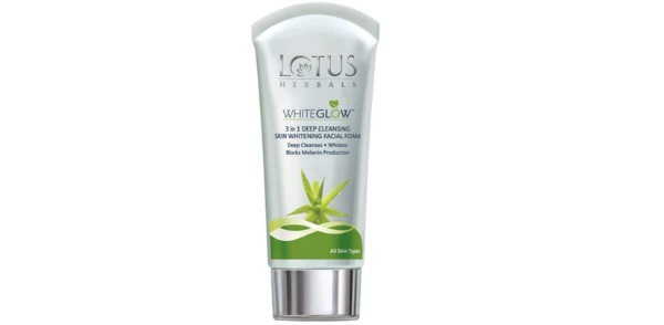 Lotus Herbals Whiteglow 3-In-1 Deep Cleansing Skin Whitening Facial Foam