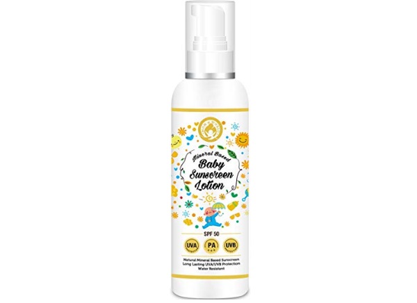 Mom & World Mineral Based Baby Sunscreen Lotion SPF 50