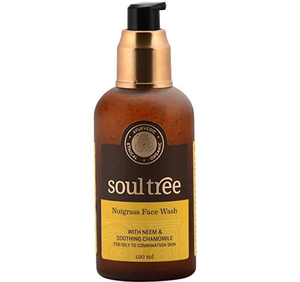 SOULTREE Nutgrass Face Wash with Neem and Chamomile