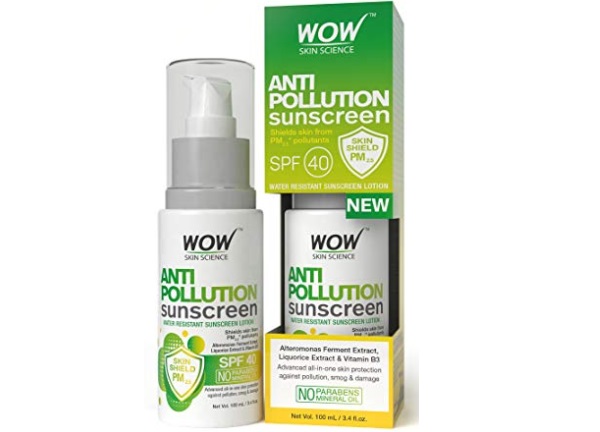 WOW Anti Pollution SPF40 Water Resistant Sunscreen Lotion