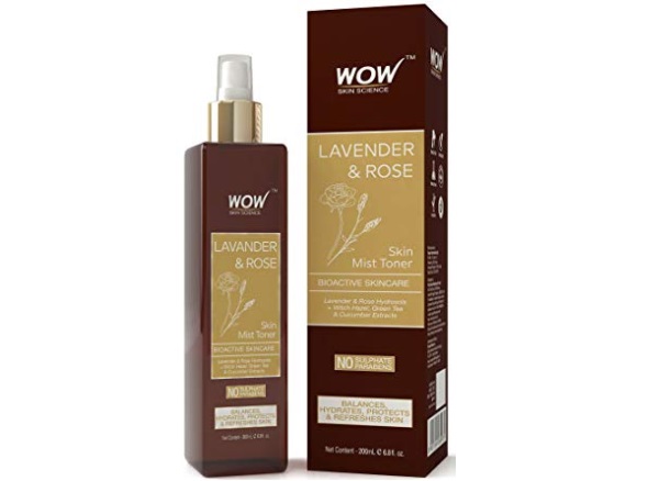 WOW Lavender & Rose No Parabens & Sulphate Skin Mist Toner