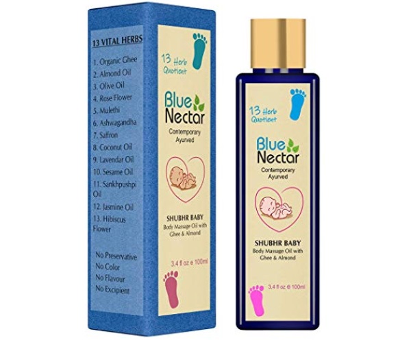 Blue Nectar Ayurvedic Baby Massage Oil