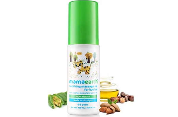 Mamaearth Soothing Massage Oil for Babies