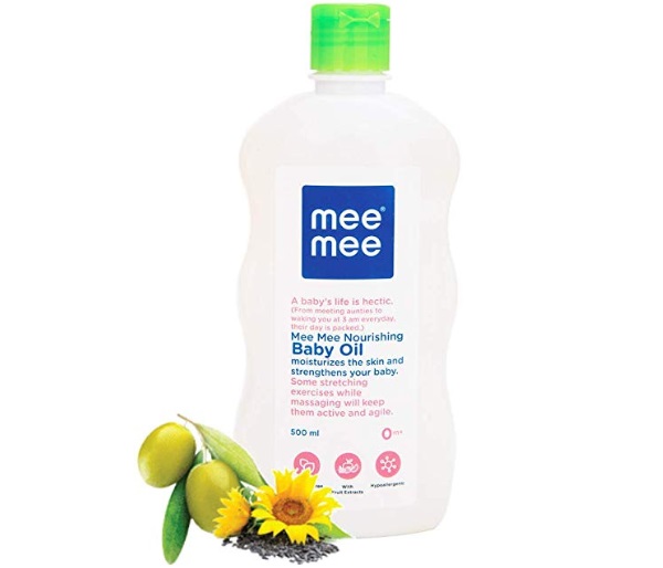 Mee Mee Baby Oil with Fruit Extracts, White