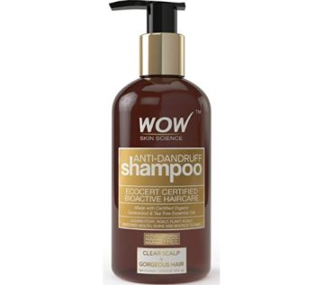 WOW Anti Dandruff Shampoo with No Parabens and Sulphate