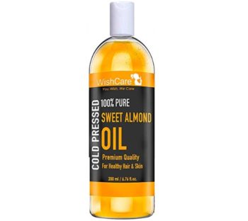 WishCare Pure Cold Pressed Sweet Almond Oil