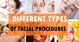 different types of facials