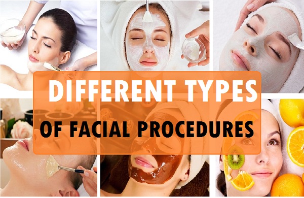 different types of facials