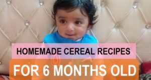 homemade cereal recipes for 6 month old babies