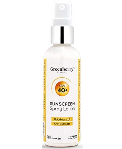 Greenberry Organics dry skin Sunscreen Spray Lotion