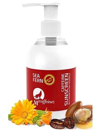MCaffeine SPF 30+ PA++ Sea Ferns Sunscreen