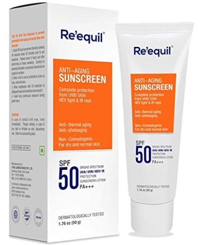 RE’ EQUIL Anti-Aging Sunscreen SPF 50