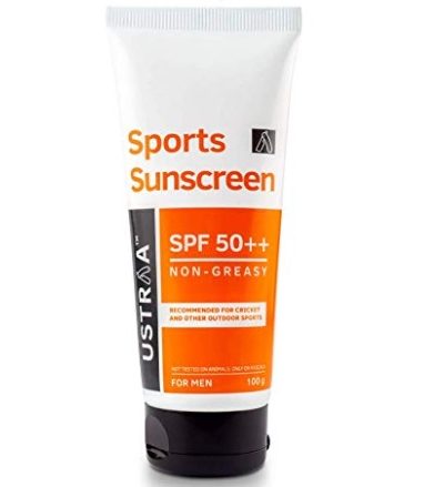 Ustraa Sports Sunscreen for Men with dry face
