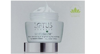 Lotus Herbals White Glow Skin Whitening and Brightening Nourishing Night Creme