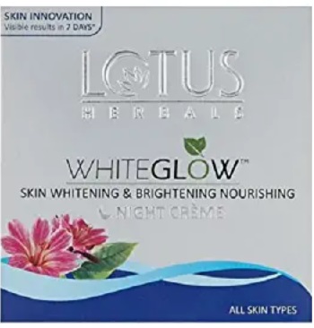 Lotus Herbals Whiteglow Skin Whitening and Brightening Night Cream