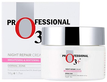 O3+ Skin Whitening Night Repair Cream