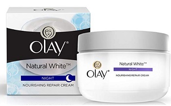 Olay Natural White Night Nourishing Repair Cream