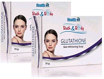 Healthvit Bath and Body Glutathione Skin Whitening Soap