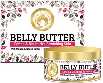 Mom & World Belly Body Butter with Mango and Cocoa for Tummy