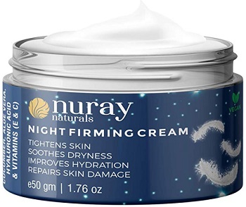 Nuray Naturals Vegan Collagen Night Cream for Skin Fairness