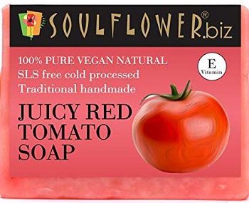 Soulflower Juicy Red Tomato Handmade Soap