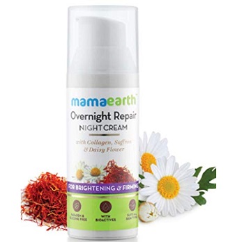 Mamaearth Skin Repair Night Cream for Glowing Skin