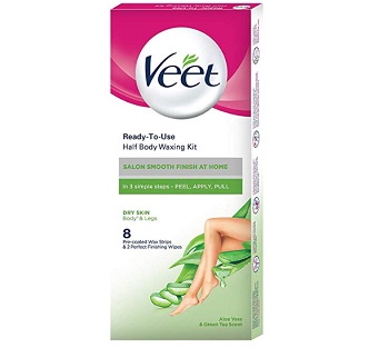 Veet Full Body Waxing Kit for Dry Skin