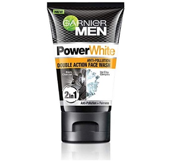 Garnier Men Power White Anti-Pollution Double Action Face Wash