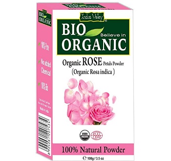 Indus Valley 100% Organic Rose Petals Powder