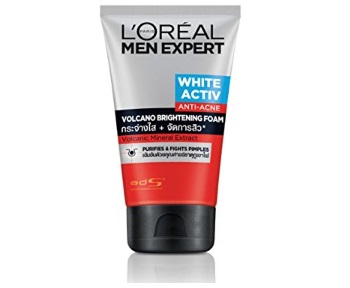 L'Oreal Men Expert White Active Anti-Acne Volcano Brightening Foam