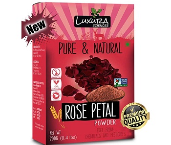 Luxura Sciences Natural and Double Filtered Rose Petal Powder