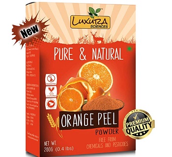 Luxura Sciences Pure Vitamin C Orange Peel Powder For Skin Whitening