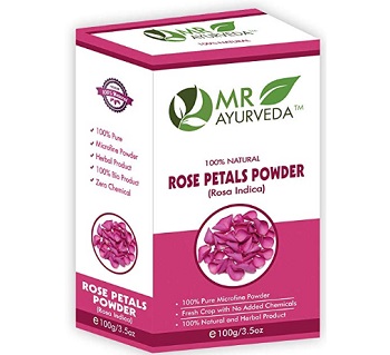 MR Ayurveda 100% Organic Rose Petals Powder