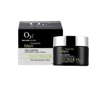 O3+ Equisite Men Tea Tree Meladerm Whitening 24 Hr Cream